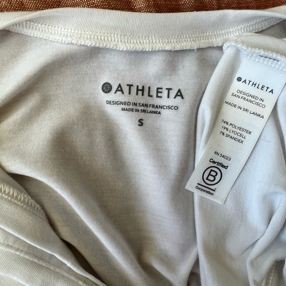Athleta Women’s Essence Twist Tank Top White Small - Picture 5 of 7